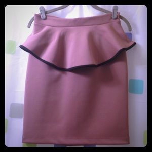 🌠skirt with peplum waist design- sz. L